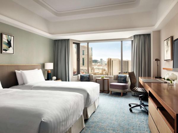 Shangri-La Qingdao - May Fourth Square : photo 1 de la chambre deluxe grand twin room - city wing