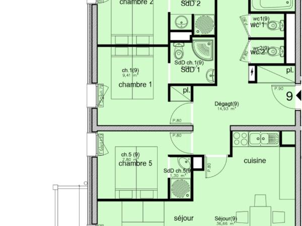 Le Sabot de Vénus : photo 10 de la chambre appartement