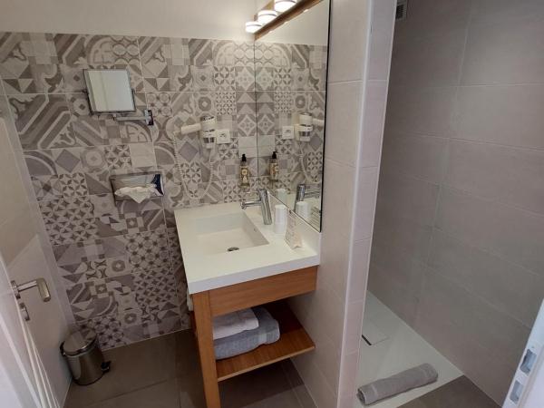 Hôtel les Bouis - Vue mer : photo 5 de la chambre chambre familiale - vue sur jardin