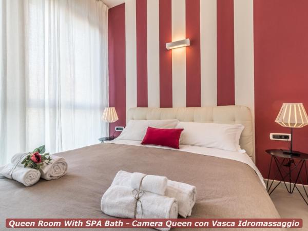 4 Star Bologna Train Station - Self Check-In : photo 4 de la chambre chambre lit queen-size avec baignoire spa