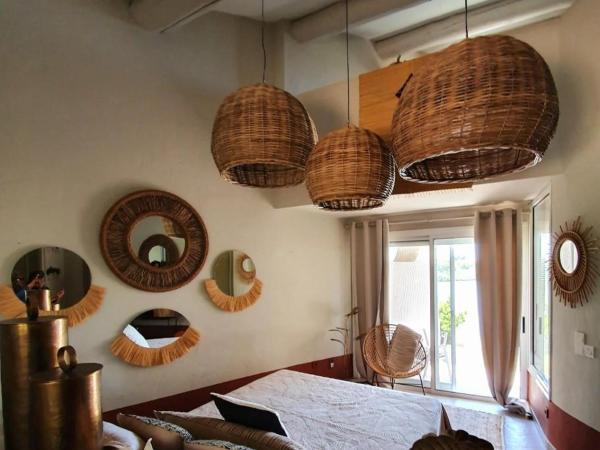 Hôtel L' Estelle en Camargue : photo 2 de la chambre chambre quadruple