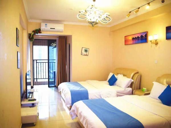 Guangzhou Victory Apartment : photo 9 de la chambre chambre lits jumeaux standard