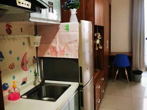 Guangzhou Victory Apartment : photo 7 de la chambre chambre standard lit queen-size