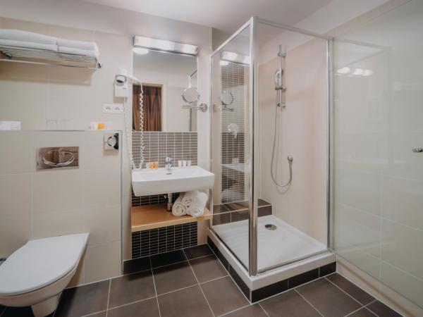 Iris Hotel Eden - Czech Leading Hotels : photo 5 de la chambre chambre double supérieure avec vue sur le stade