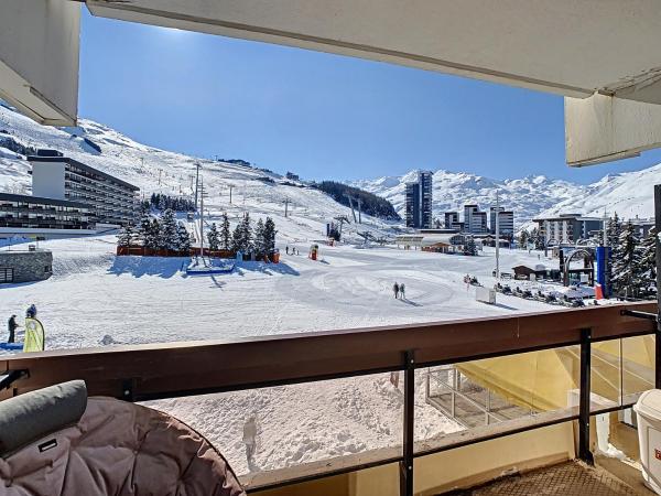 Résidence Lac du Lou - Les Ménuires : photo 8 de la chambre appartement 108 - vue sur montagne