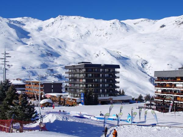 Résidence Lac du Lou - Les Ménuires : photo 9 de la chambre appartement 108 - vue sur montagne