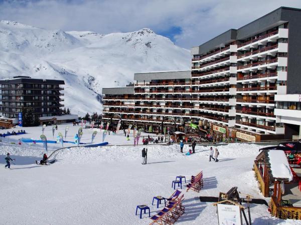 Résidence Lac du Lou - Les Ménuires : photo 10 de la chambre appartement 108 - vue sur montagne