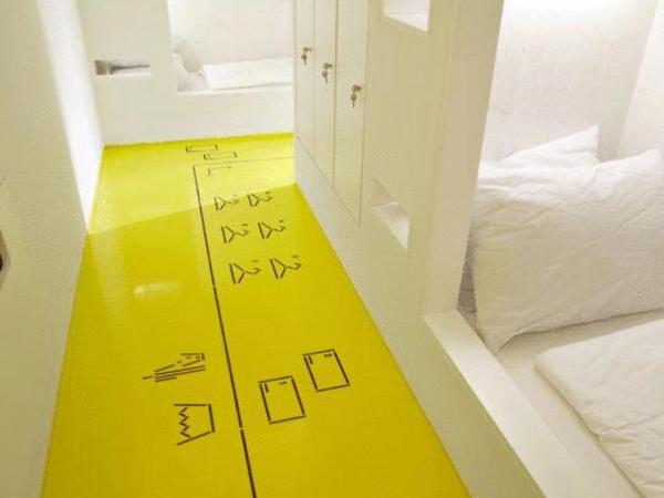 Design Hostel One : photo 5 de la chambre lit dans dortoir mixte de 6 lits