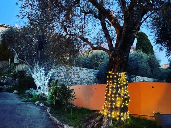 Lou Candelou : photo 9 de la chambre chambre double - vue sur jardin - lilas