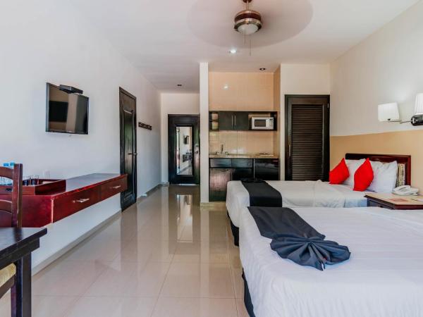 Hotel Siglo 21 Merida : photo 5 de la chambre chambre double supérieure avec deux lits doubles