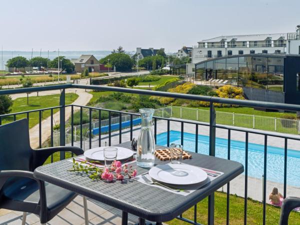 Residence Thalasso Concarneau : photo 3 de la chambre appartement 1 chambre - vue sur ville