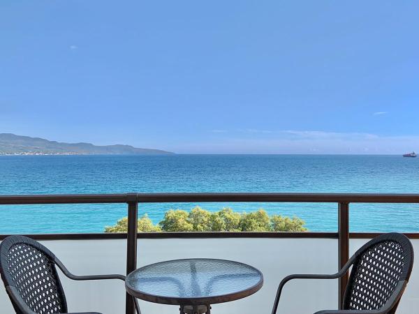 Hotel Flisvos : photo 1 de la chambre chambre double ou lits jumeaux - vue sur mer