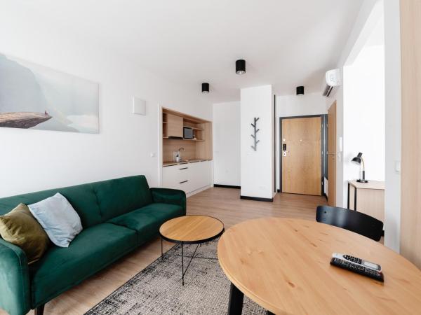 Hotel Tulip Residences Warsaw Targowa : photo 1 de la chambre appartement 1 lit queen-size - canapé-lit