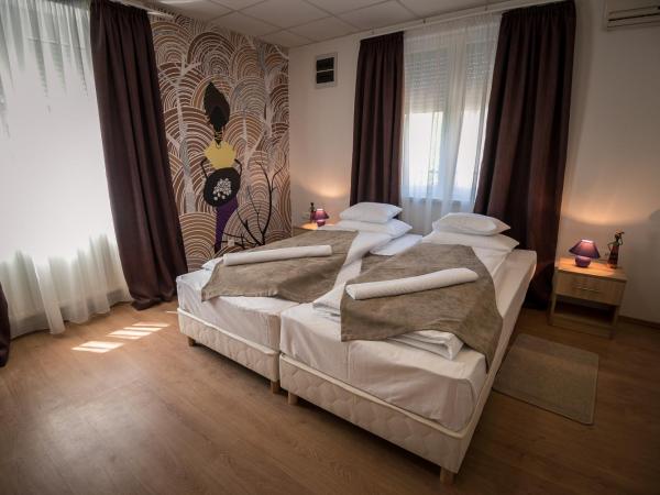 Mokka Apartman Szeged : photo 4 de la chambre chambre double ou lits jumeaux avec douche