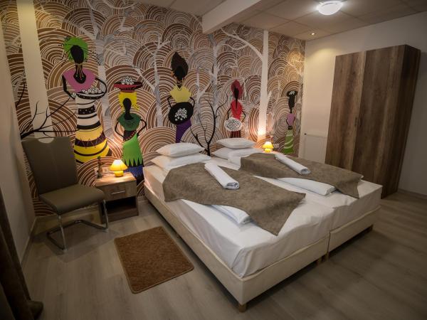 Mokka Apartman Szeged : photo 9 de la chambre grande chambre double ou lits jumeaux