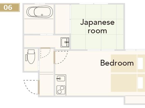 KYOSTAY Iroha Toji Main : photo 4 de la chambre chambre familiale avec coin tatami