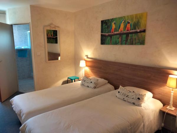 Hotel Au Sans Souci : photo 1 de la chambre chambre lits jumeaux avec douche 