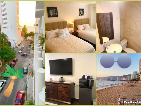 Acapulco Hotel y suites mediterrane : photo 8 de la chambre chambre lits jumeaux