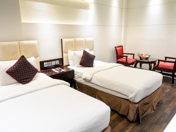 Hotel Grand Godwin - Near New Delhi Railway Station - Paharganj : photo 10 de la chambre chambre deluxe double ou lits jumeaux