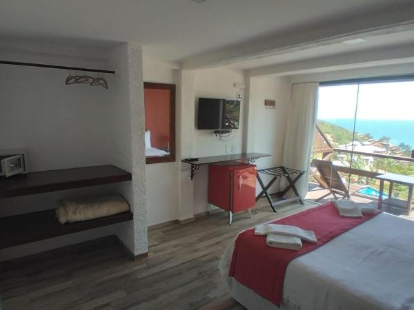 Pousada Vila do Sol : photo 7 de la chambre chambre double avec balcon - vue sur mer