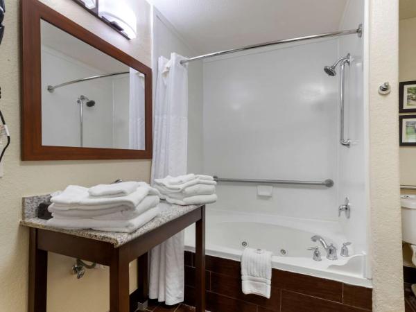 Comfort Inn & Suites Near Six Flags & Medical Center : photo 7 de la chambre suite lit king-size - accessible aux personnes à mobilité réduite - non-fumeurs