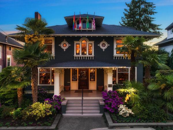 Seattle Gaslight Inn : photo 4 de la chambre chambre lit queen-size deluxe 101 - salle de bains privative