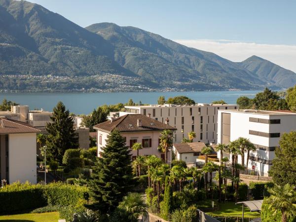 Smart-HOTEL MINUSIO, a Benvenuti Hotel : photo 4 de la chambre chambre double avec balcon – vue sur lac