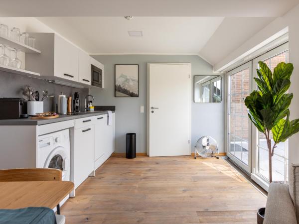 limehome Hannover Bleichenstraße - Digital Access : photo 10 de la chambre penthouse suite with sofa bed & rooftop terrace