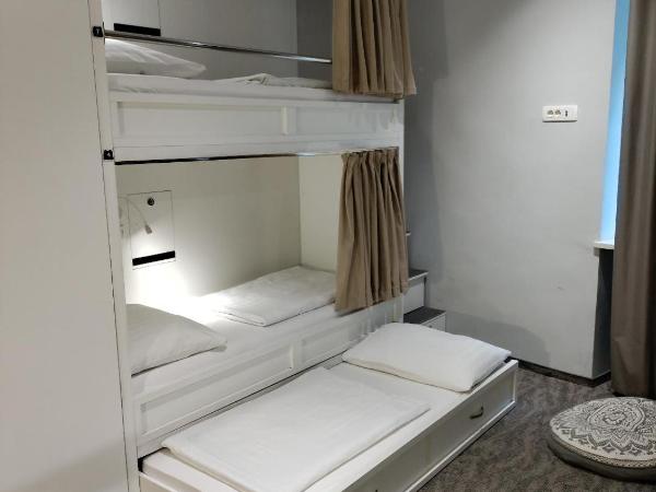 Downtown Boutique Hostel : photo 5 de la chambre chambre privée 5 lits avec salle de bains commune 