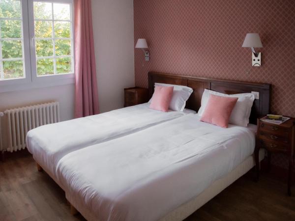 Hotel de Charme La Bonne Adresse - Logis hotels : photo 2 de la chambre chambre double ou lits jumeaux avec salle de bains privative