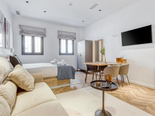 limehome Málaga Calle Ancha del Carmen - Digital Access : photo 9 de la chambre studio l with sofa bed