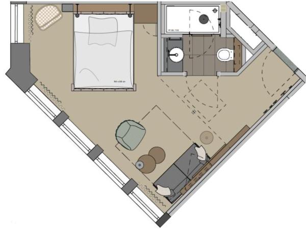 Cocoon Salzburg : photo 8 de la chambre chambre double deluxe (spacieuse)