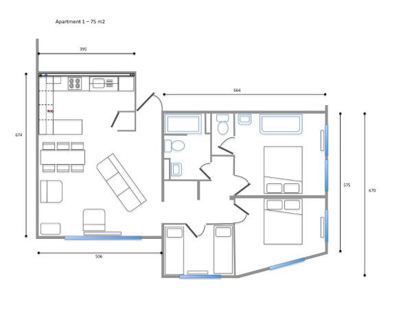 Hôtel et Chalet Au Coin Du Feu Chilly Powder : photo 2 de la chambre appartement deluxe