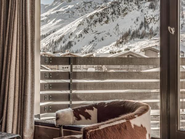 Hotel & Spa Le Val d'Isère : photo 10 de la chambre chambre quadruple - vue sur montagnes