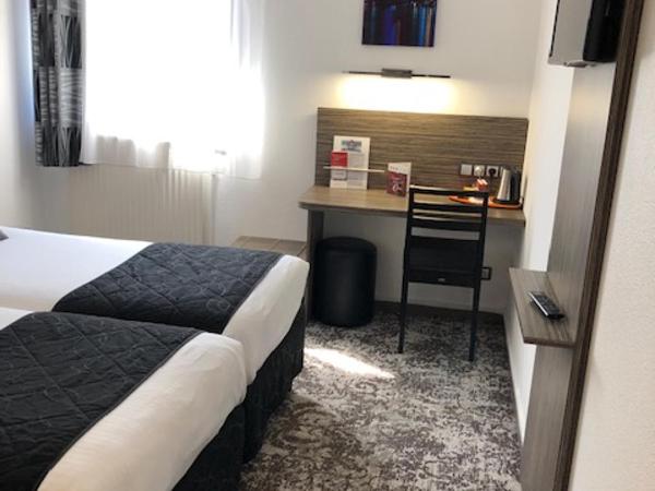 The Originals City Hôtel, Aéroport Beauvais : photo 5 de la chambre chambre lits jumeaux privilège - vue sur parc