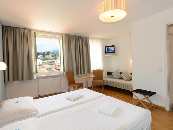Hotel Pestalozzi Lugano : photo 2 de la chambre chambre familiale classique 