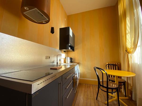 Historic manor, medieval town 10 minutes walk, private parking, garden : photo 5 de la chambre chambre lit queen-size - vue sur jardin