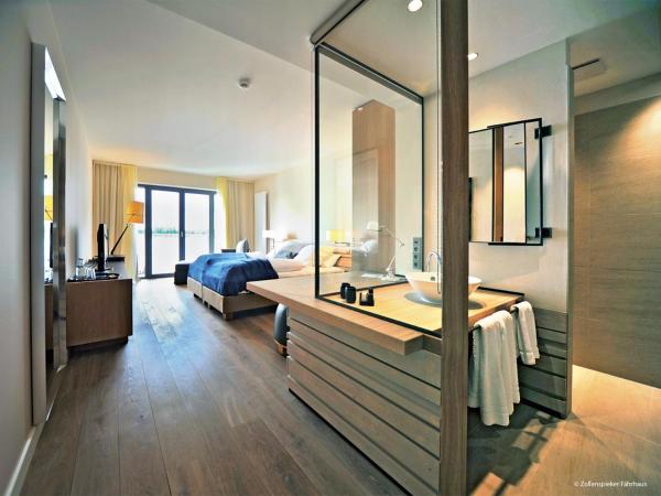 Zollenspieker Fährhaus : photo 5 de la chambre chambre double confort - vue sur rivière