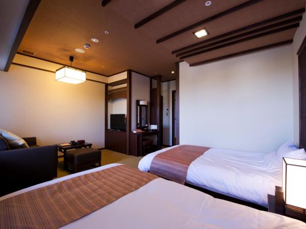 Kadensho, Arashiyama Onsen, Kyoto - Kyoritsu Resort : photo 4 de la chambre chambre lits jumeaux supérieure
