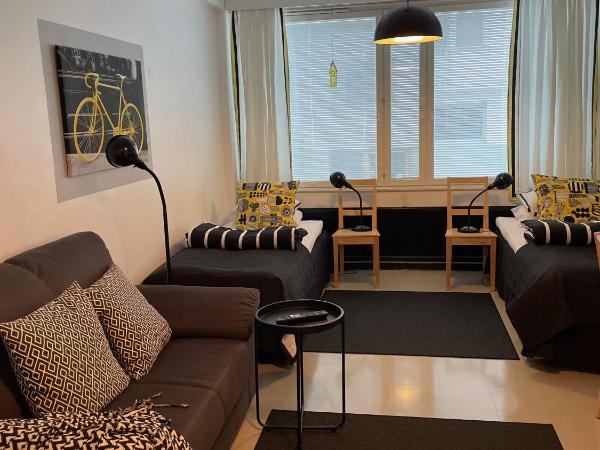 Tapulitalo Guesthouse : photo 3 de la chambre chambre lits jumeaux avec salle de bains commune