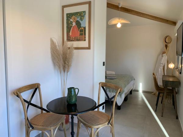 La Parenthese Saint Donat : photo 5 de la chambre studio avec terrasse