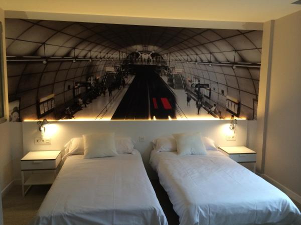Bilbao City Rooms : photo 4 de la chambre chambre lits jumeaux deluxe
