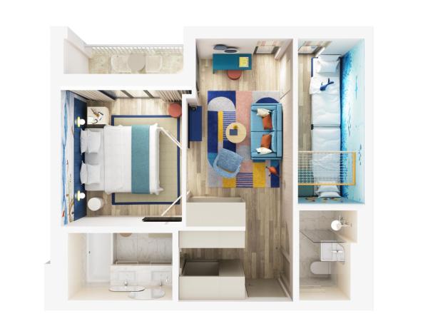 Falkensteiner Family Hotel Diadora : photo 5 de la chambre suite familiale supérieure - bord de mer