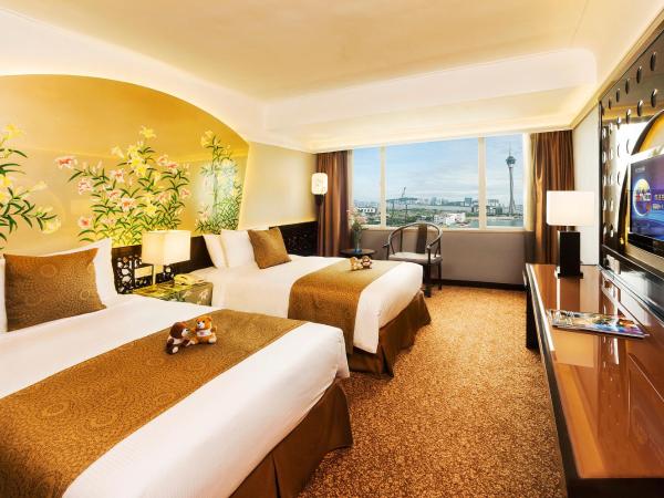 Hotel Riviera Macau : photo 1 de la chambre chambre lits jumeaux - vue sur mer