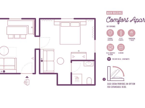 Villa Elisa : photo 5 de la chambre appartement supérieur