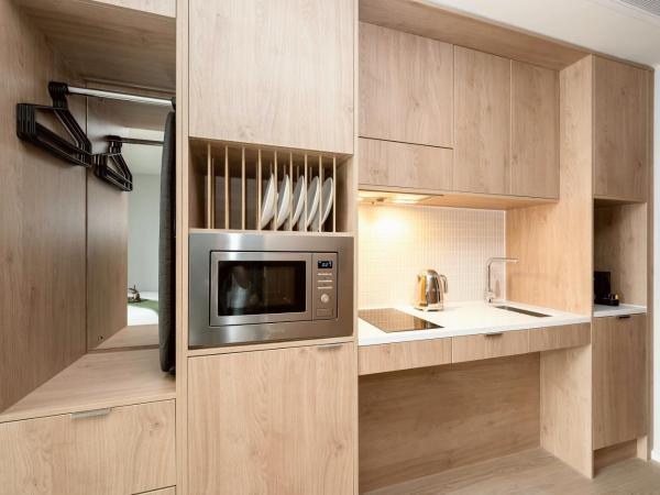 Wilde Aparthotels Manchester St. Peters Square : photo 6 de la chambre studio wilde accessible aux personnes à mobilité réduite