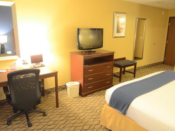 Holiday Inn Express Hotel & Suites Houston-Downtown Convention Center, an IHG Hotel : photo 10 de la chambre chambre lit king-size - baignoire accessible aux personnes à mobilité réduite