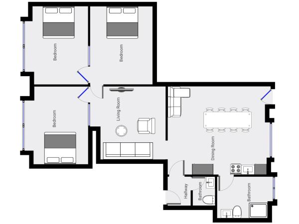 The Lakes apartments by Daniel&Jacob's : photo 2 de la chambre appartement 3 chambres