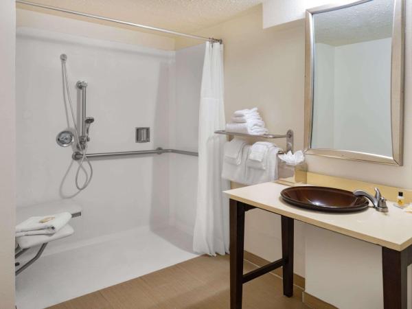 Wyndham Sacramento : photo 3 de la chambre chambre 1 lit double avec douche accessible en fauteuil roulant - adaptée aux personnes à mobilité réduite - non-fumeurs