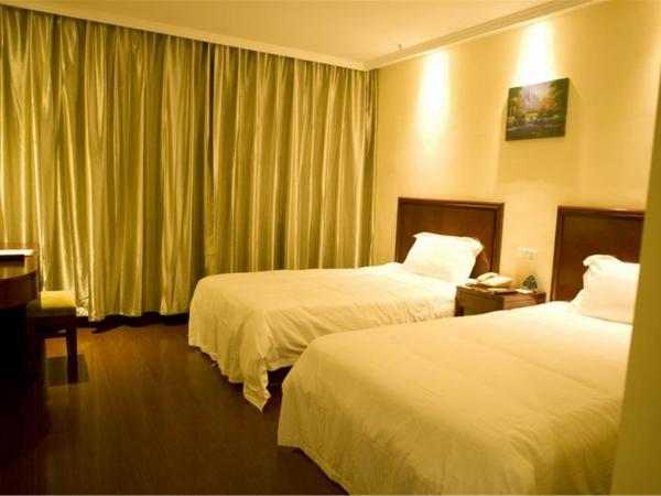 GreeTree Inn JiangSu Suzhou Taiping High-speed North Station Express Hotel : photo 1 de la chambre chambre lits jumeaux deluxe